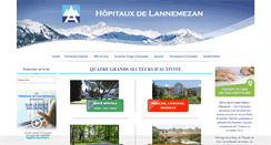 Desktop Screenshot of ch-lannemezan.fr
